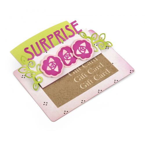 Sizzix Thinlits Dies By Lynda Kanase, 11/Pkg, Gift Card Slider Card