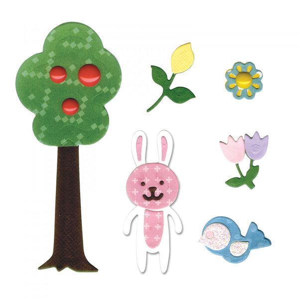 Sizzix Thinlits Dies By Lori Whitlock 8/Pkg, Spring Embellishments