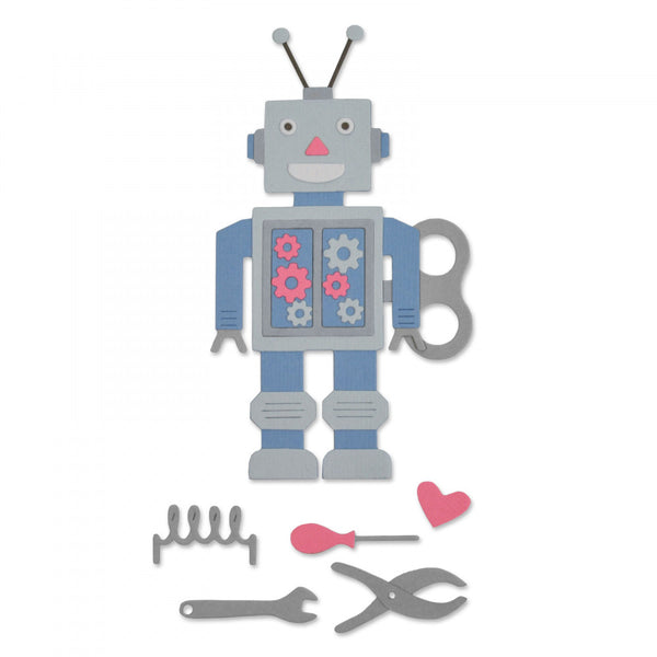 Sizzix Thinlits Dies By Georgie Evans, 50s Robot