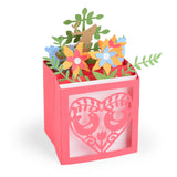 Sizzix Thinlits Dies By Lynda Kanase, Card In A Box, Christmas