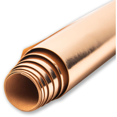 Sizzix Surfacez Texture Roll 12"X48", Rose Gold