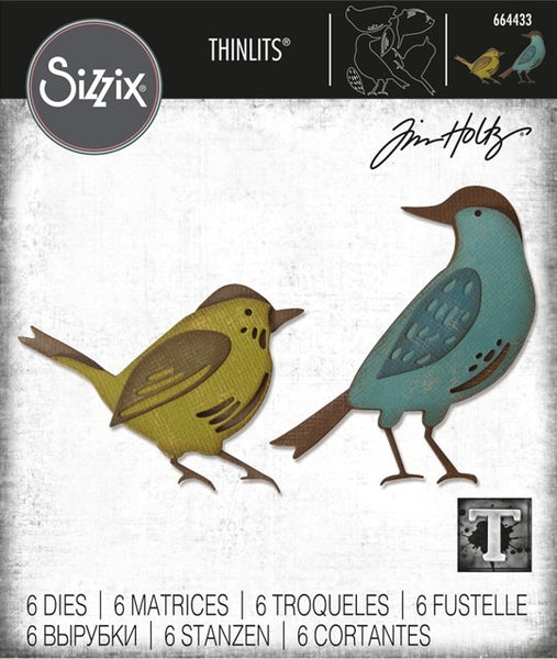 Sizzix Thinlits Dies By Tim Holtz, Feathered Friends