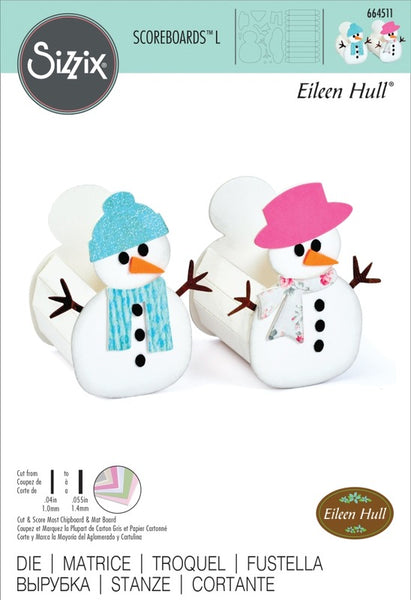 Sizzix ScoreBoards L Die by Eileen Hull, Box-Snowman (Retired)