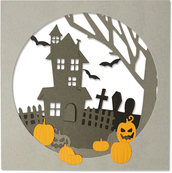 Sizzix Thinlits Dies By Jennifer Ogborn 8/Pkg, Haunted Hills