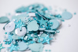 Sizzix Making Essential Sequins & Beads 5/Pkg, Arctic Sky, 5g Per Pot