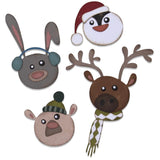 Sizzix Thinlits Dies By Tim Holtz 9/Pkg, Winter Critters