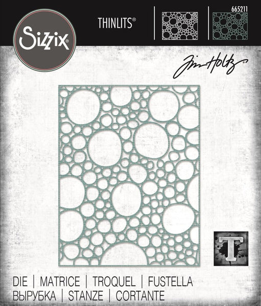 Sizzix Thinlits Die By Tim Holtz, Bubbling