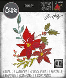 Sizzix Thinlits Dies By Tim Holtz 6/Pkg, Festive Bouquet
