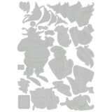 Sizzix Thinlits Dies By Tim Holtz 16/Pkg, Woodland Santa Colorize