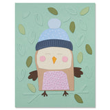 Sizzix, Thinlits W/Textured Impressions By Jennifer Ogborn, Cozy Owl (665966)