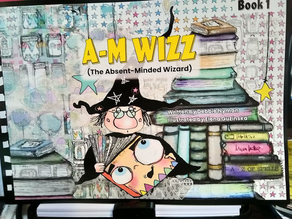 Silver Vixen, A-M WIZZ (THE ABSENT-MINDED WIZARD), Children's illustrated book written by Debbie Nyman, Illustrated by Elena Guzinska