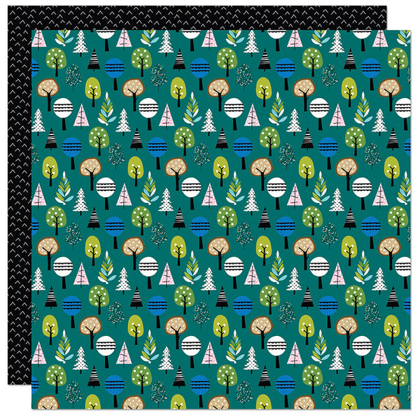 Bella Blvd, Let's Go On An Adventure! Double-Sided Cardstock 12"X12", In the Woods
