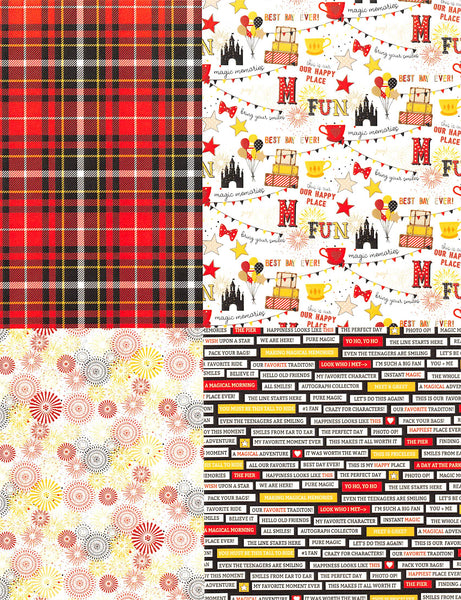 Photo Play, ColorPlay, A Day At The Park, Double-Sided Cardstock 12"x12", Quad 1/Quad 2