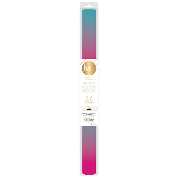 Heidi Swapp Minc Reactive Foil 12.25", Pink Rainbow 6' Roll