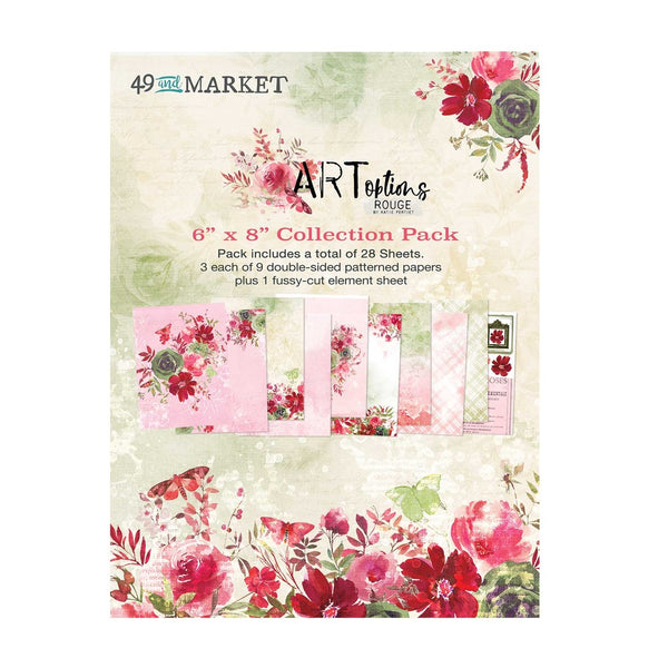 49 And Market Collection Pack 6"X8", ARToptions Rouge