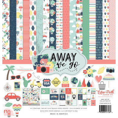 Echo Park Collection Kit 12"X12", Away We Go