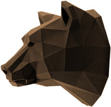 Papercraft World, 3D Papercraft Model DIY Kit, Wall Art - Bear Head