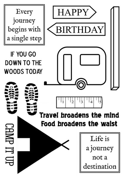 Bert & Gert's, Travel, Rubber Stamps - Scrapbooking Fairies