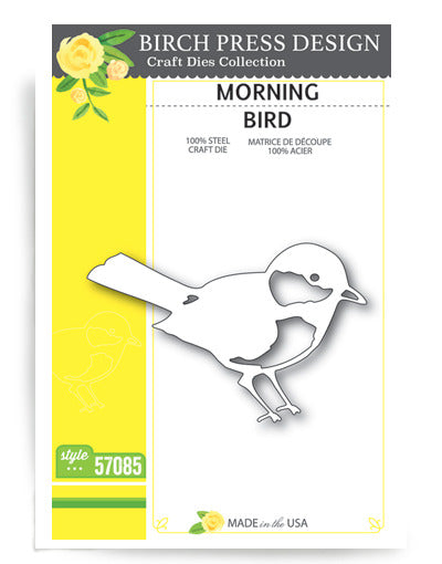 Birch Press Design, Die, Morning Bird