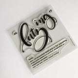 Three Room Studio, "Futz" Clear Stamp Set