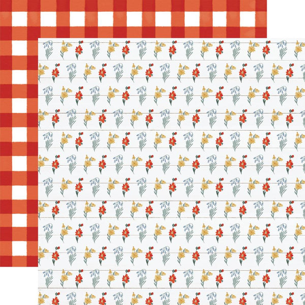 Carta Bella, Farmhouse Summer, Double-Sided Cardstock 12"X12", Fresh Picks