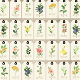 Echo Park, Spring Market Double-Sided Cardstock 12"X12", Floral Tags - Scrapbooking Fairies