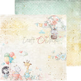 Craft O'Clock, 6X6 Paper Pad, Safari Friends