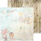 Craft O'Clock, 6X6 Paper Pad, Safari Friends