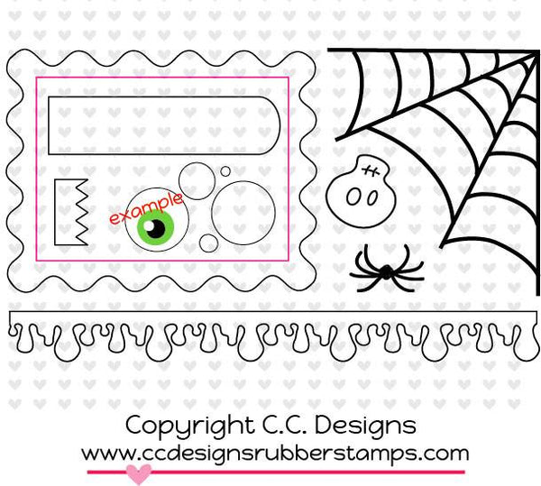 C.C. Designs Make A Card #8 Halloween Metal Die - Scrapbooking Fairies