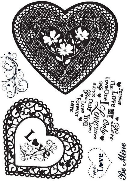 Crafty Impressions, Love Heart Clear Stamps, Clear Stamps - Scrapbooking Fairies