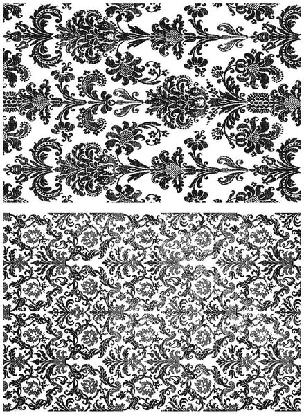 Tim Holtz Cling Stamps 7"X8.5", Tapestry