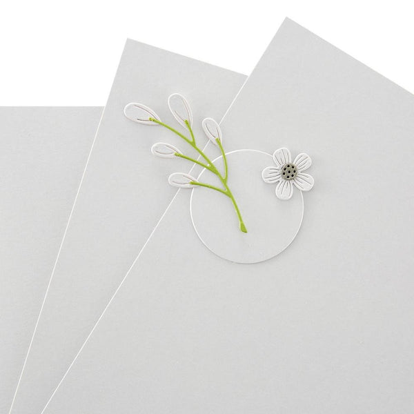 Spellbinders Color Essentials Cardstock 8.5"X11", Double-Sided, Fog (100#) (Sold Individually)