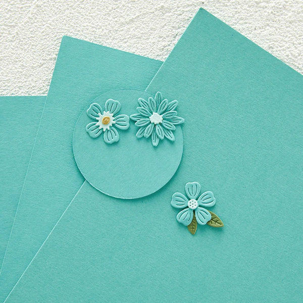 Spellbinders Color Essentials Cardstock 8.5"X11", Teal Topaz (100 lbs) (Sold Individually)