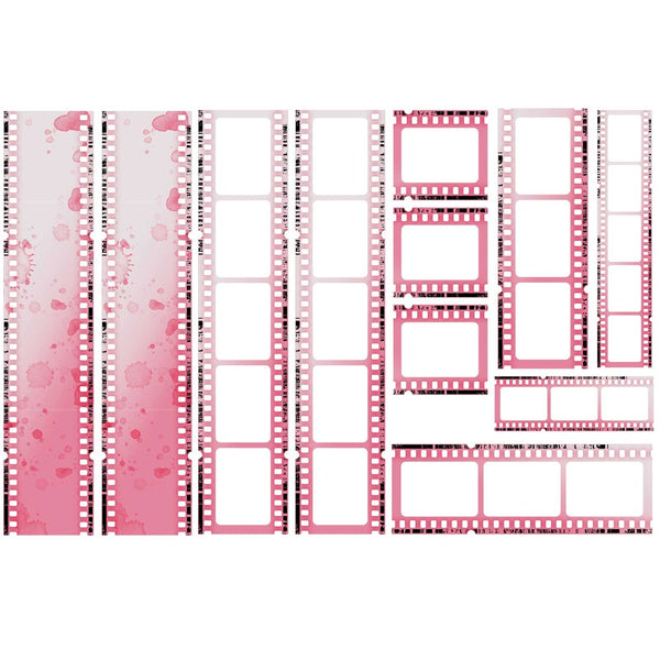 49 And Market, Color Swatch: Blossom Acetate Filmstrips