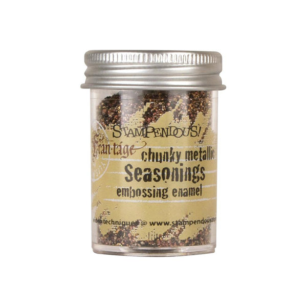 Stampendous Frantage Seasonings Embossing Enamel .63oz, Chunky Metallic