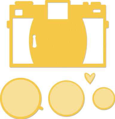Kaisercraft Dies, Camera .5"X.25" To 2.5"X1.5"