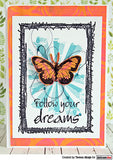 Darkroom Door, Texture Cling Stamp 3.2"X2.3", Sunshine