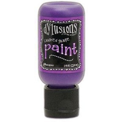Dylusions Acrylic Paint, Flip Cap Bottle, 1oz, Crushed Grape