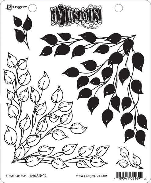 Dyan Reaveley's Dylusions Cling Stamp Collections 8.5"X7", Leaf Me Be