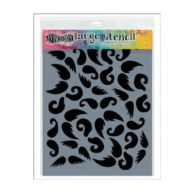 Dyan Reaveley's Dylusions Stencils 9"X12", Stash of 'Tache