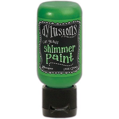 Dylusions Shimmer Paint 1oz, Cut Grass