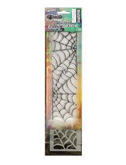 Dyan Reaveley's Dylusions Clear Stamp & Stencil Set 12" , Cobweb