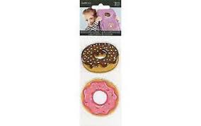 SandyLion Donuts Embroidered Stickers 2/Pkg