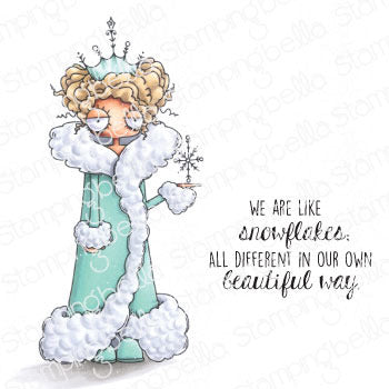 Stamping Bella Cling Stamps, Oddball Snow Queen
