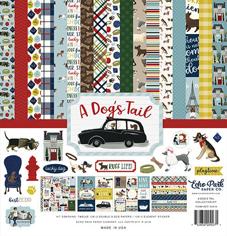Echo Park Collection Kit 12"X12", A Dog's Tail