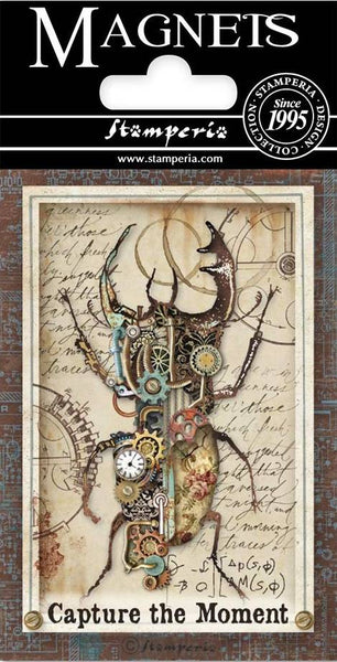 Stamperia, Magnet 2.25"X3.25", Mechanical Fantasy Scarabeo