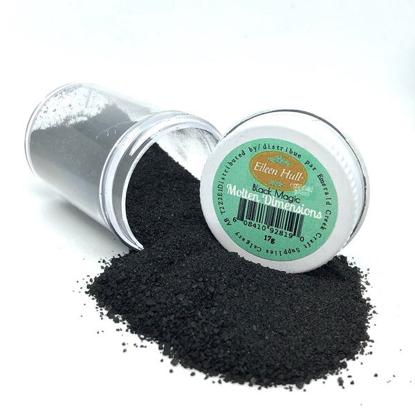 Emerald Creek, Eileen Hull, Molten Dimensions Embossing Powder, Black Magic