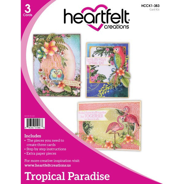 Heartfelt Creations, Tropical Paradise Card Kit - Scrapbooking Fairies