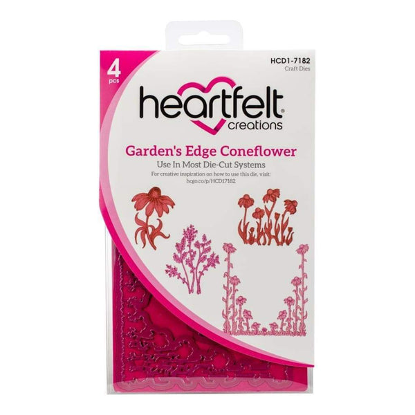 Heartfelt Creations, Backyard Blossoms Collection, Cut & Emboss Dies, Garden's Edge Coneflower