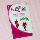 Heartfelt Creations, Candlelit Christmas Collection, Cling Rubber Stamp & Die Set Combo, Glow Of Christmas